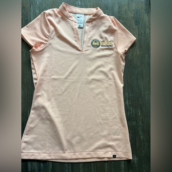 Nike Tops - NIKE PGA ALOHA pink tank top golf sz XS